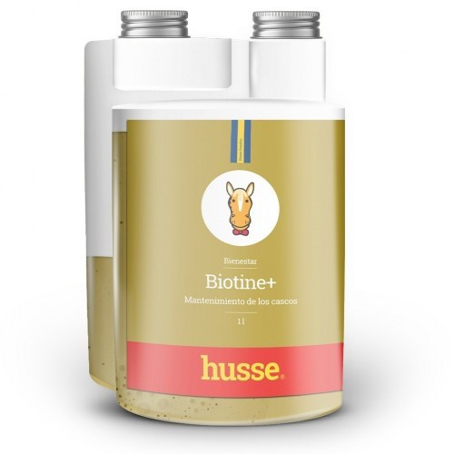 Suplemento líquido de biotina Husse para cavalos