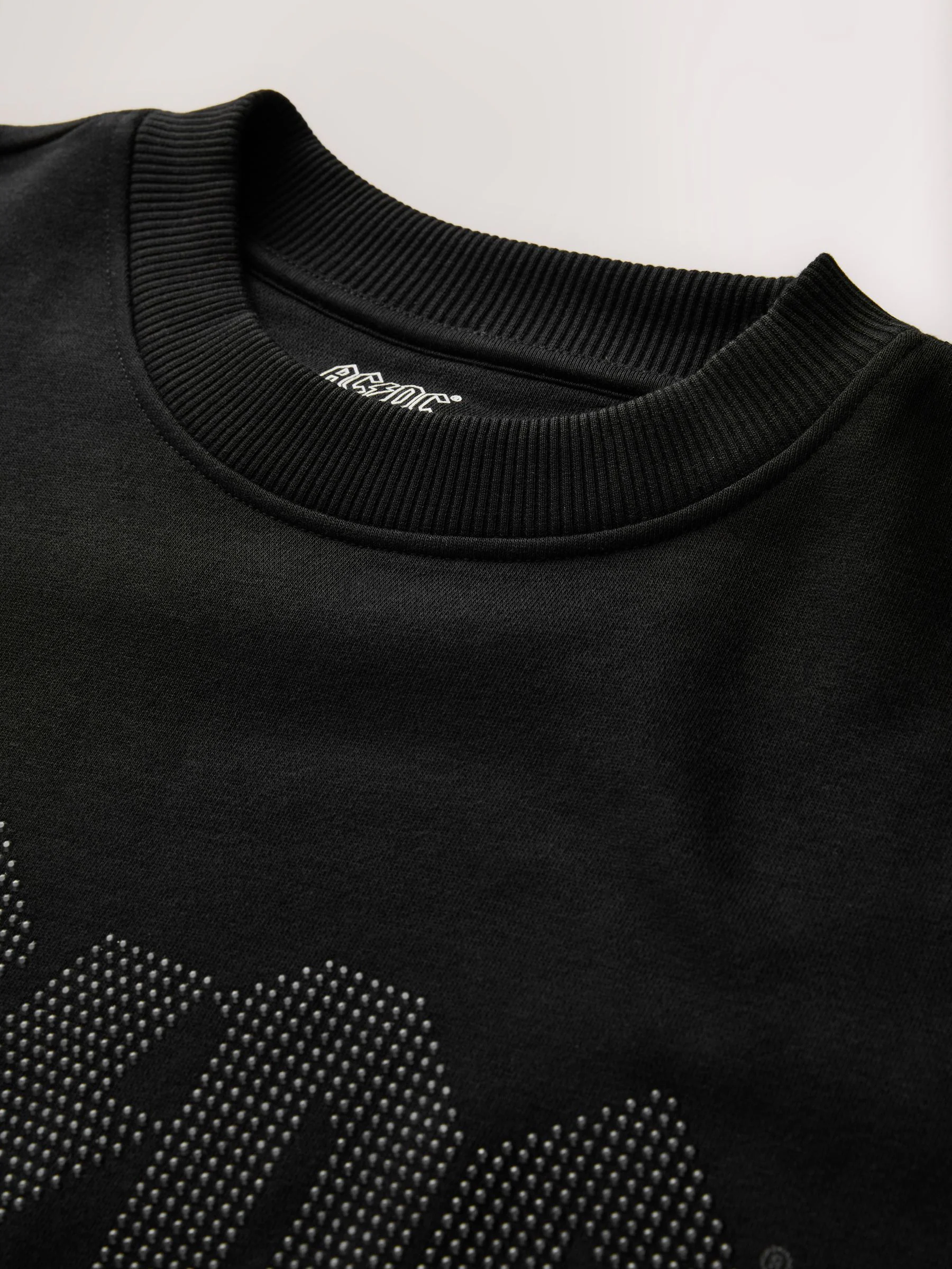 Zwart - ACDC Licence Graphic Crew Sweatshirt