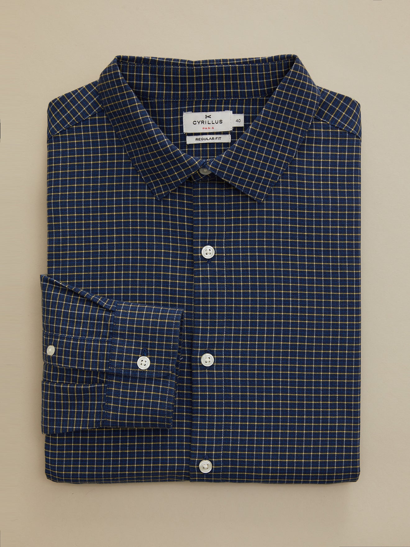 Chemise carreaux regular fit homme