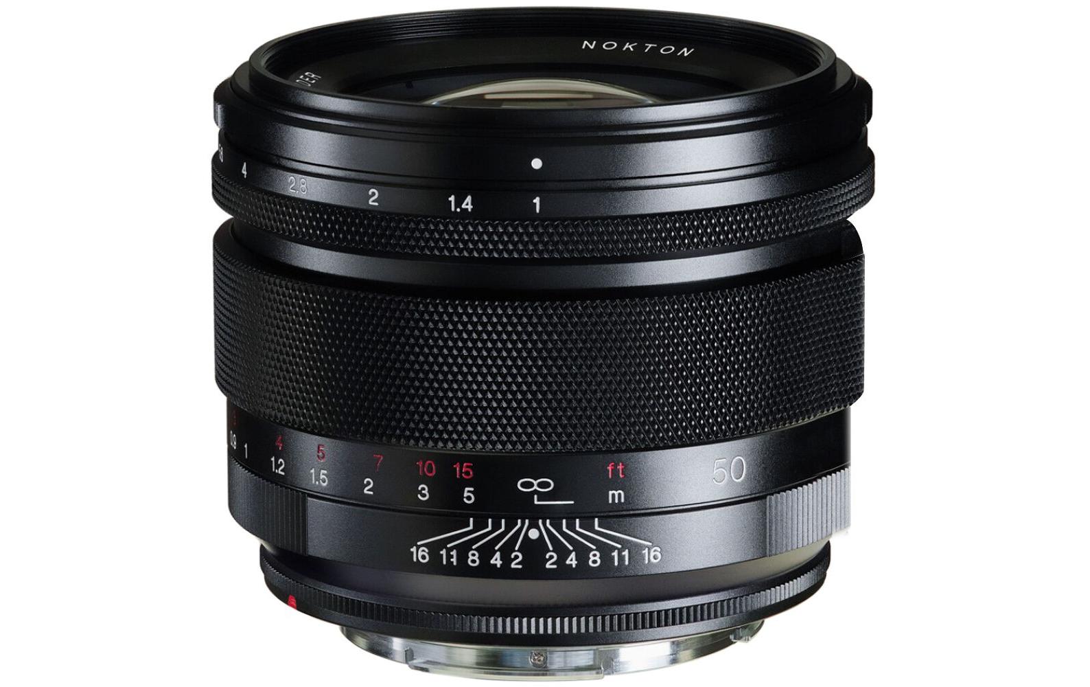 Festbrennweite 50mm F/1 Nokton asph. – Canon RF<br>Standardobjektiv mit extrem hoher Lichtstärke und manuellem Fokus