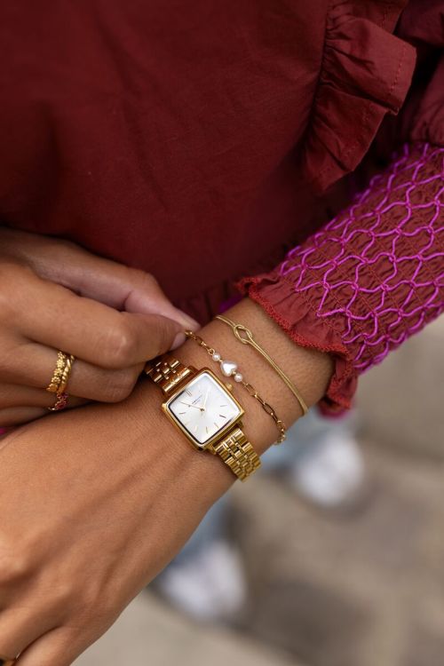 Vierkant horloge met schakelband