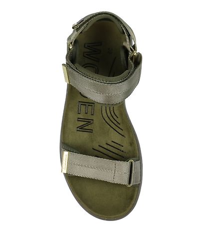 Woden Sandalen - Line - Dark Olive