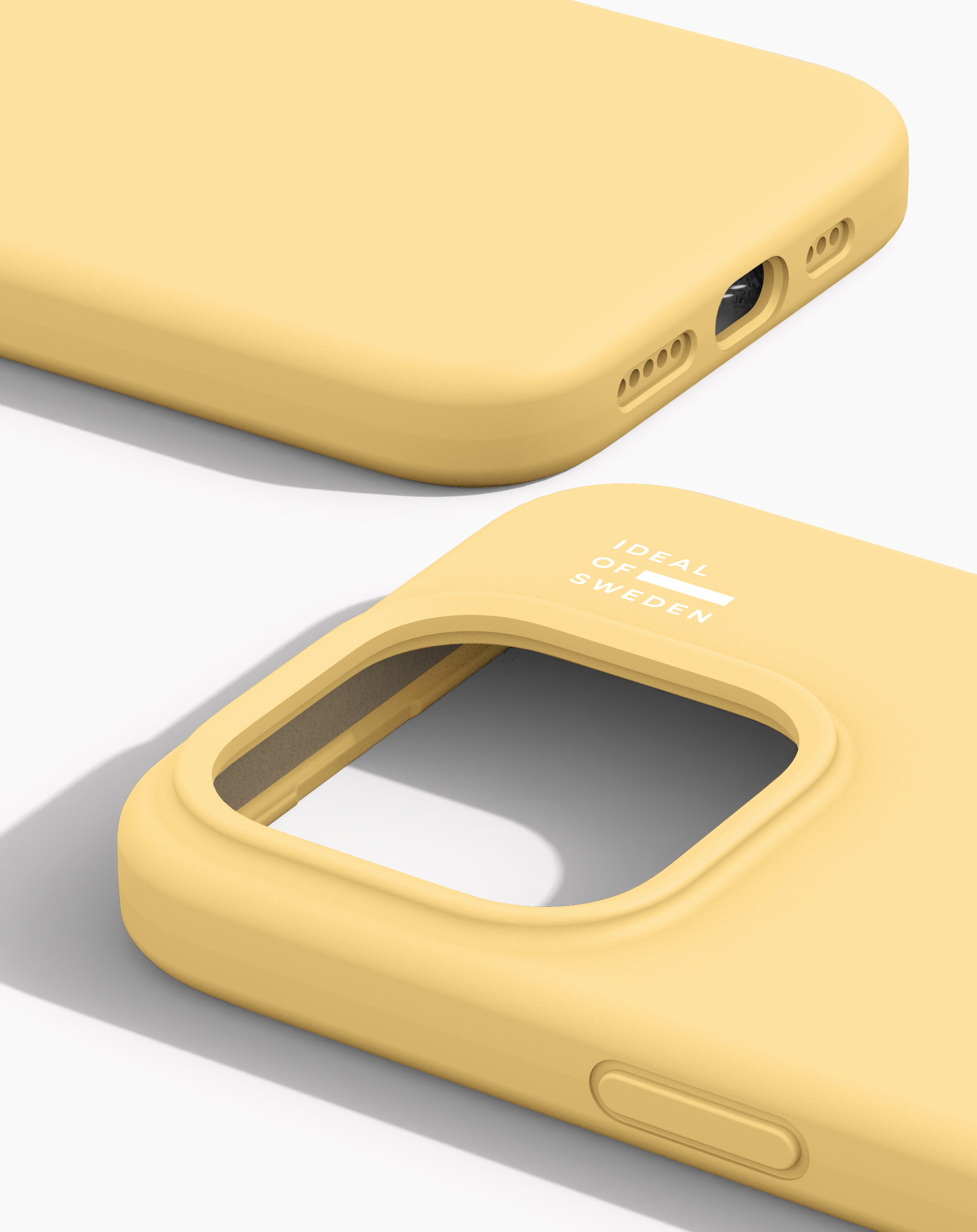 iPhone 15 Pro MagSafe Silikon Hülle Case Recycled (IDSIC-I2361P-516) - Soft Lemon