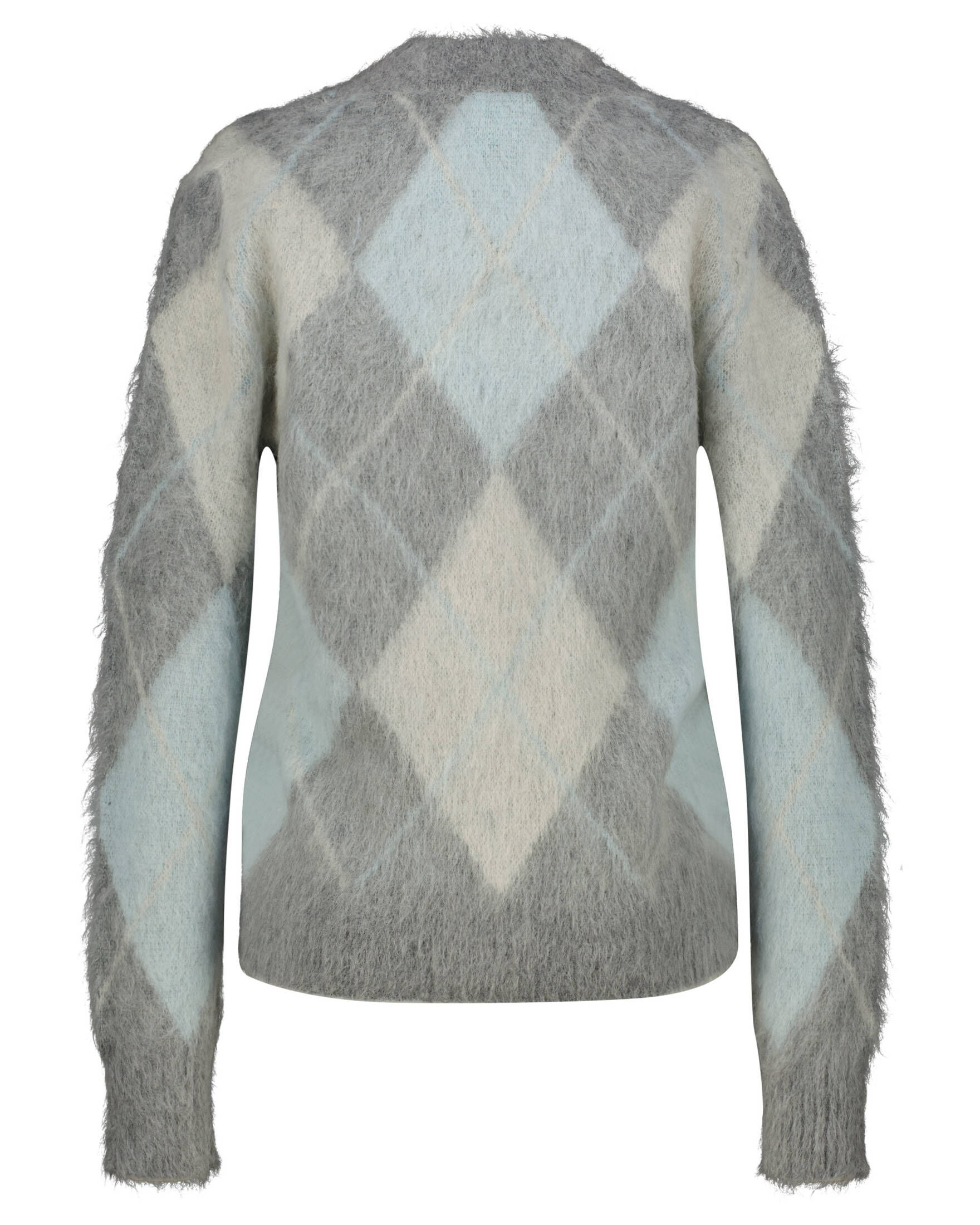 Ami Paris| Damen Strickpullover aus Mohair und gebürstetem Alpaka