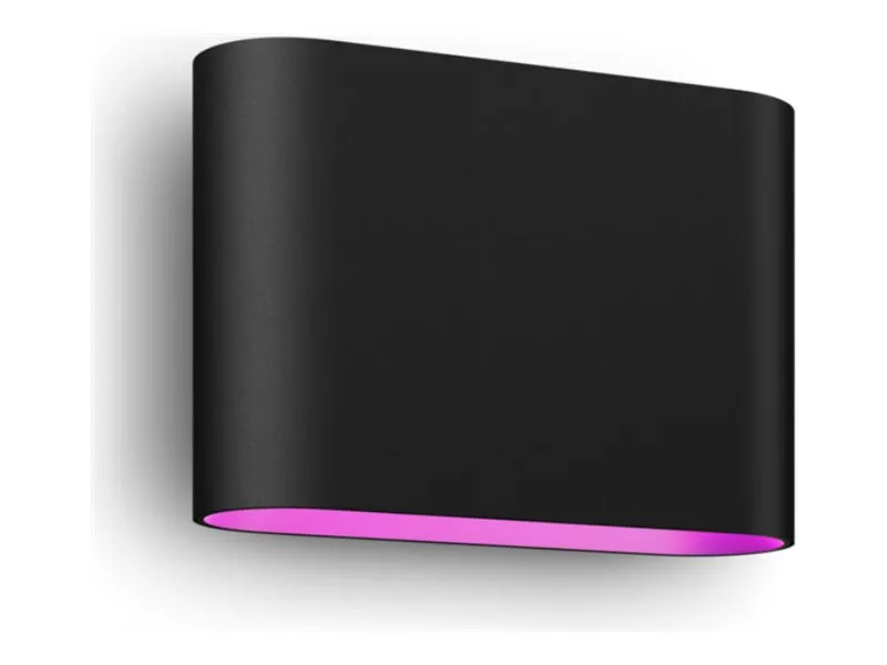 Philips Hue White and Color Ambiance Dymera - Væglampe - LED x 2 - total: 20.4 W - 16 millioner farver - 2000-6500 K - sort