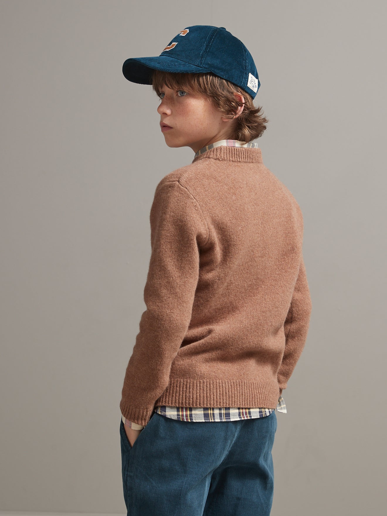 Pull Garçon en laine merinos