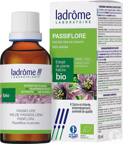 Ladrôme Passiflore Extrait De Plante Bio Flacon 50ml