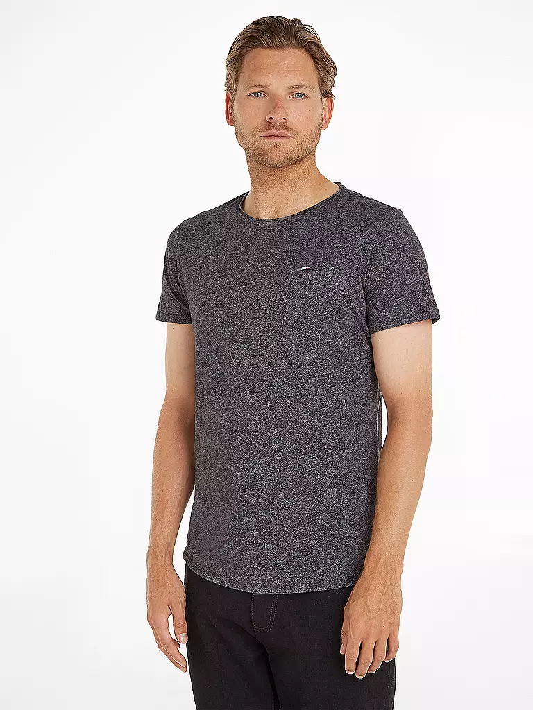 TOMMY JEANS T-Shirt Slim Fit JASPER grau