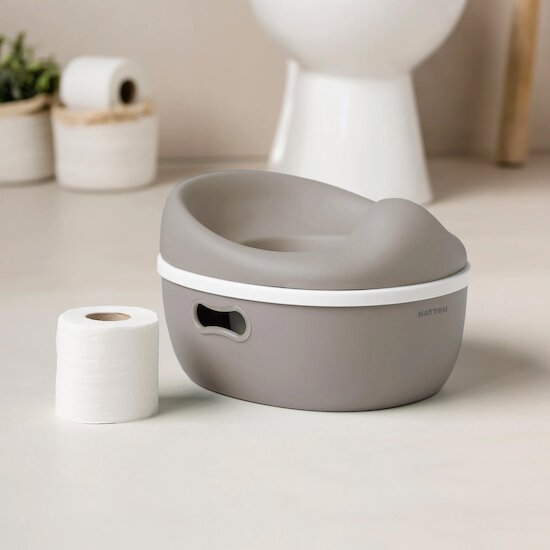 Pot d'apprentissage évolutif Potty 3 en 1   Taupe        de               Nattou