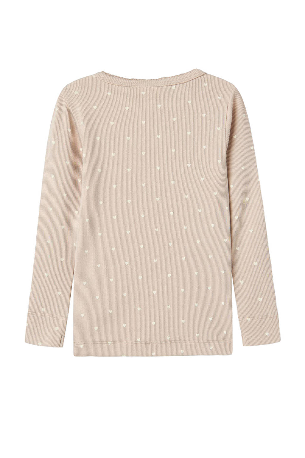 LIL' ATELIER longsleeve zand/wit