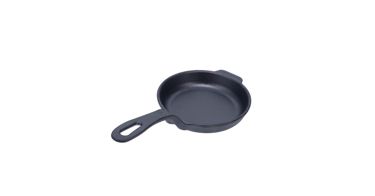 VictoriaMini Skillet 12 cm, Seasoned bak-/braadpan  (Zwart, Color packaging)