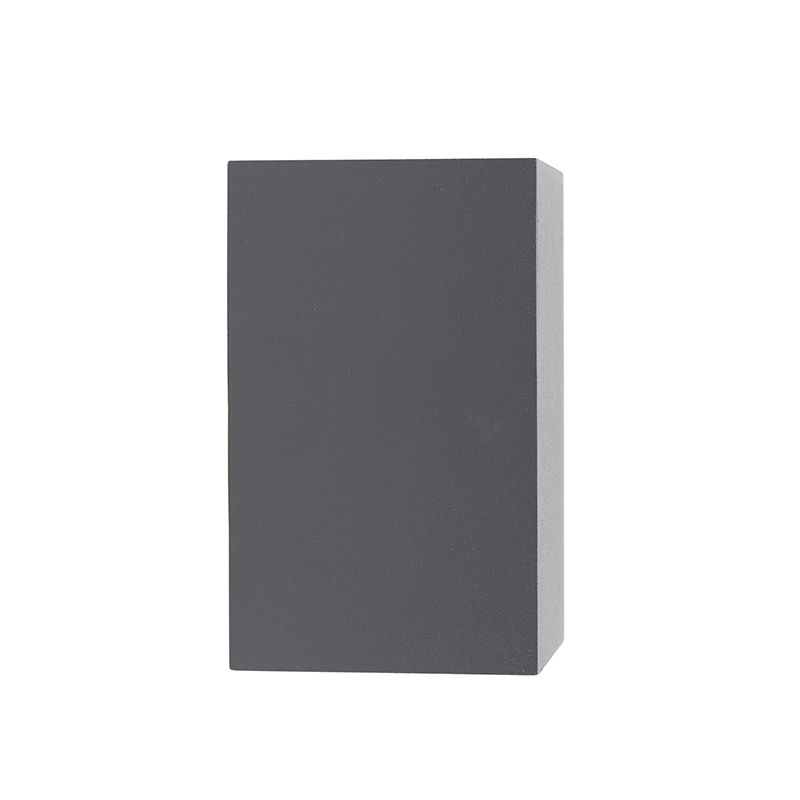 Moderne wandlamp donkergrijs 2-lichts IP44 - Baleno