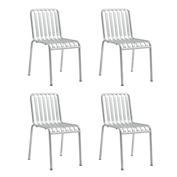HAY - Palissade Stuhl, hot galvanised (4er-Set)
