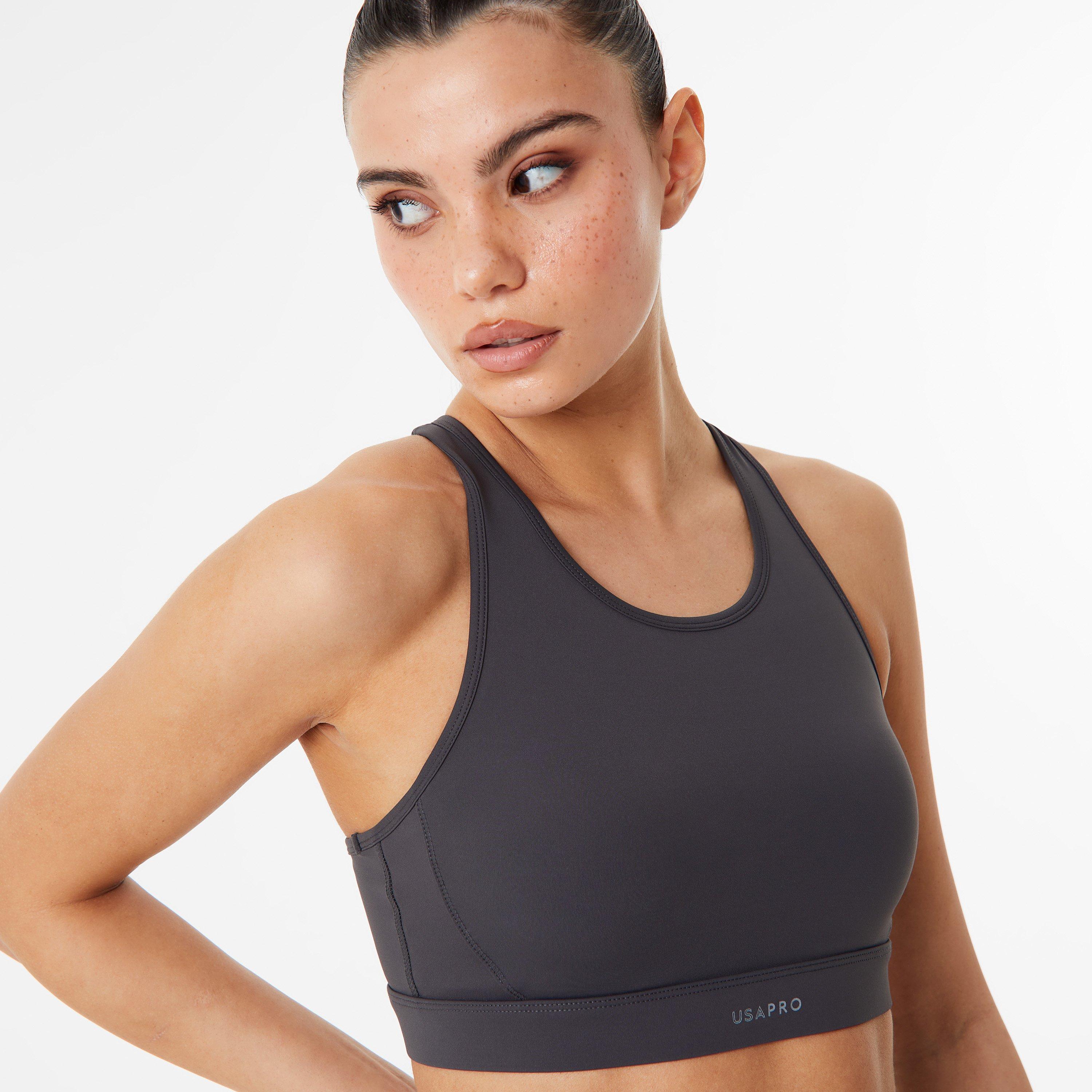 USA Pro Core Racer Back Sports Bra Womens