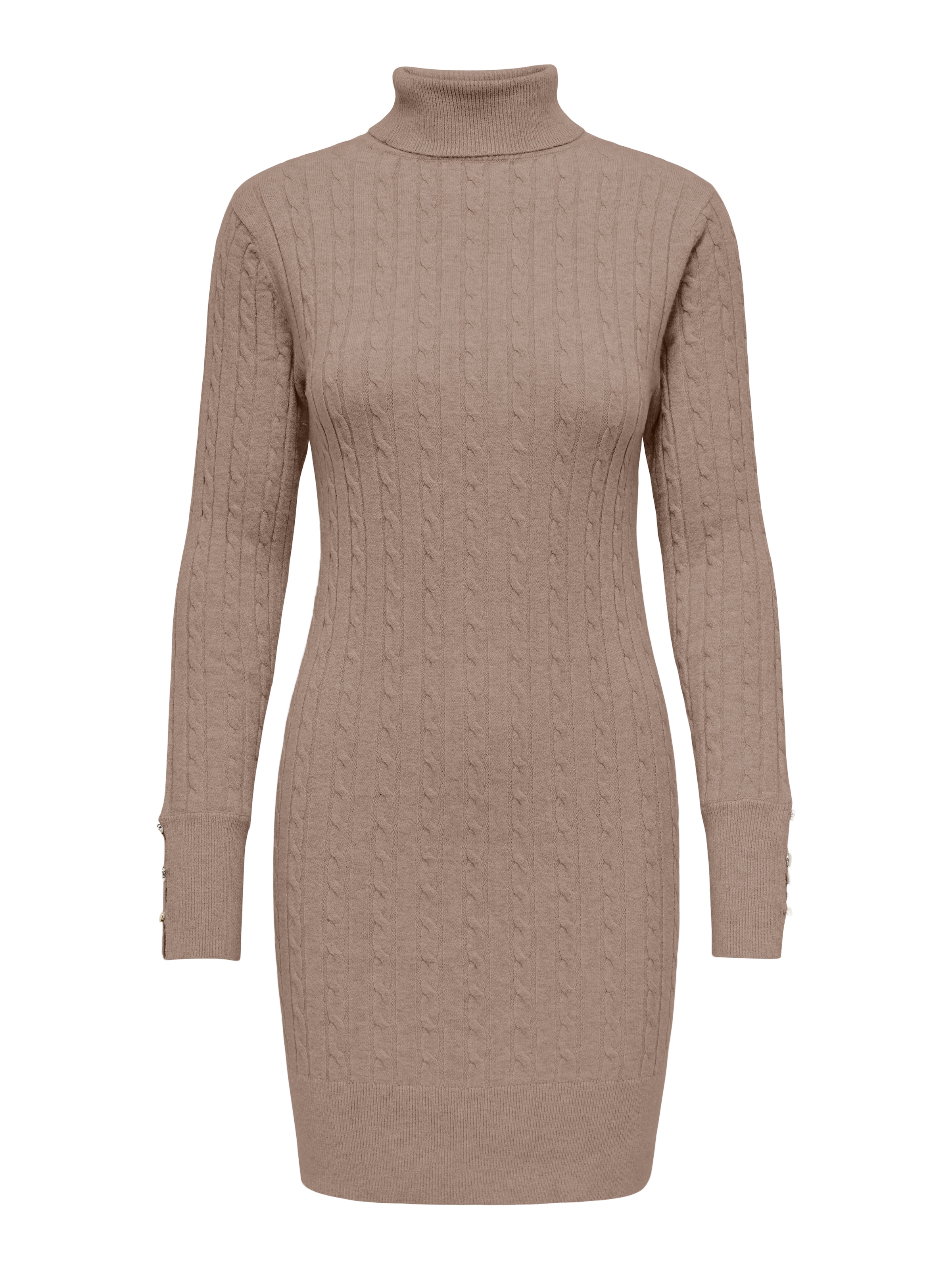 ONLY Strickkleid »ONLLOUIS LS ROLLNECK CABLE DRESS AT KNT«