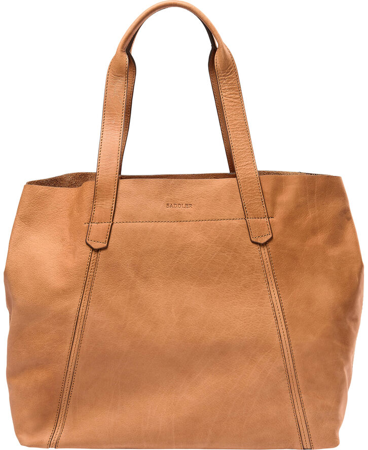 Saddler Paris Satin silver Tan