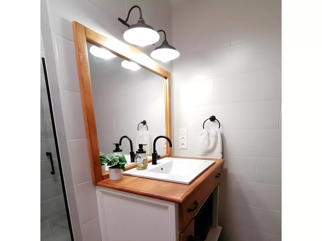 Kiwo mitigeur évier noir - Essebagno