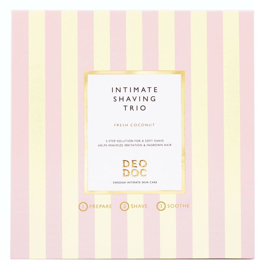 DeoDoc Intimate Shaving Trio Fresh Coconut 3-In-1