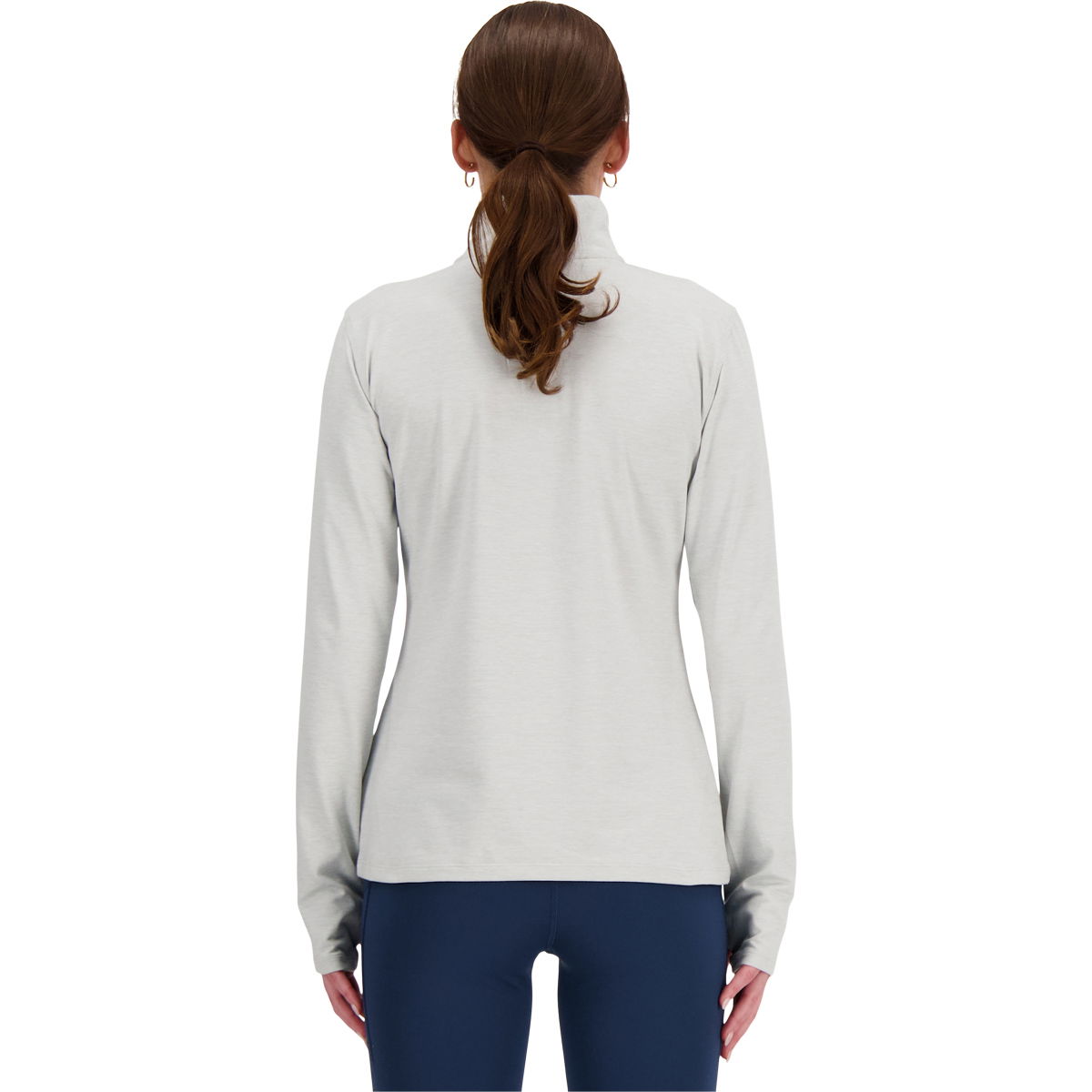 New Balance Space Dye Quarter Zip Løbetrøje Dame