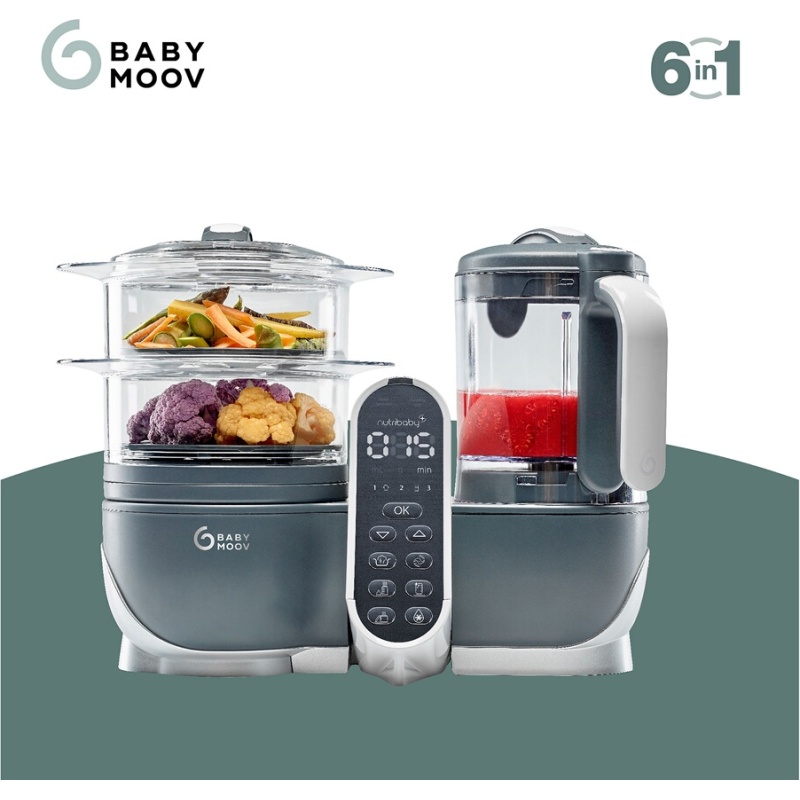 Robot préparation bébé Babymoov NUTRIBABY+ GRIS