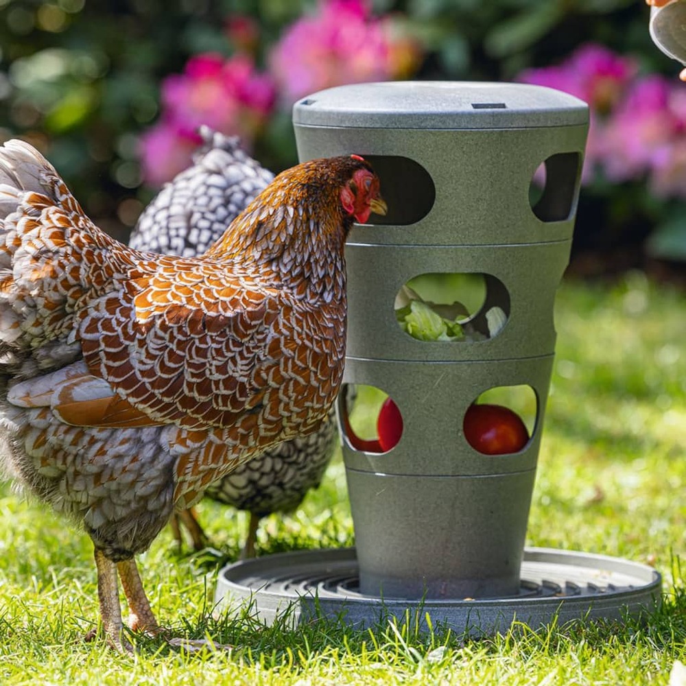 Mangeoire tour feed • pour poules • plastique recyclé