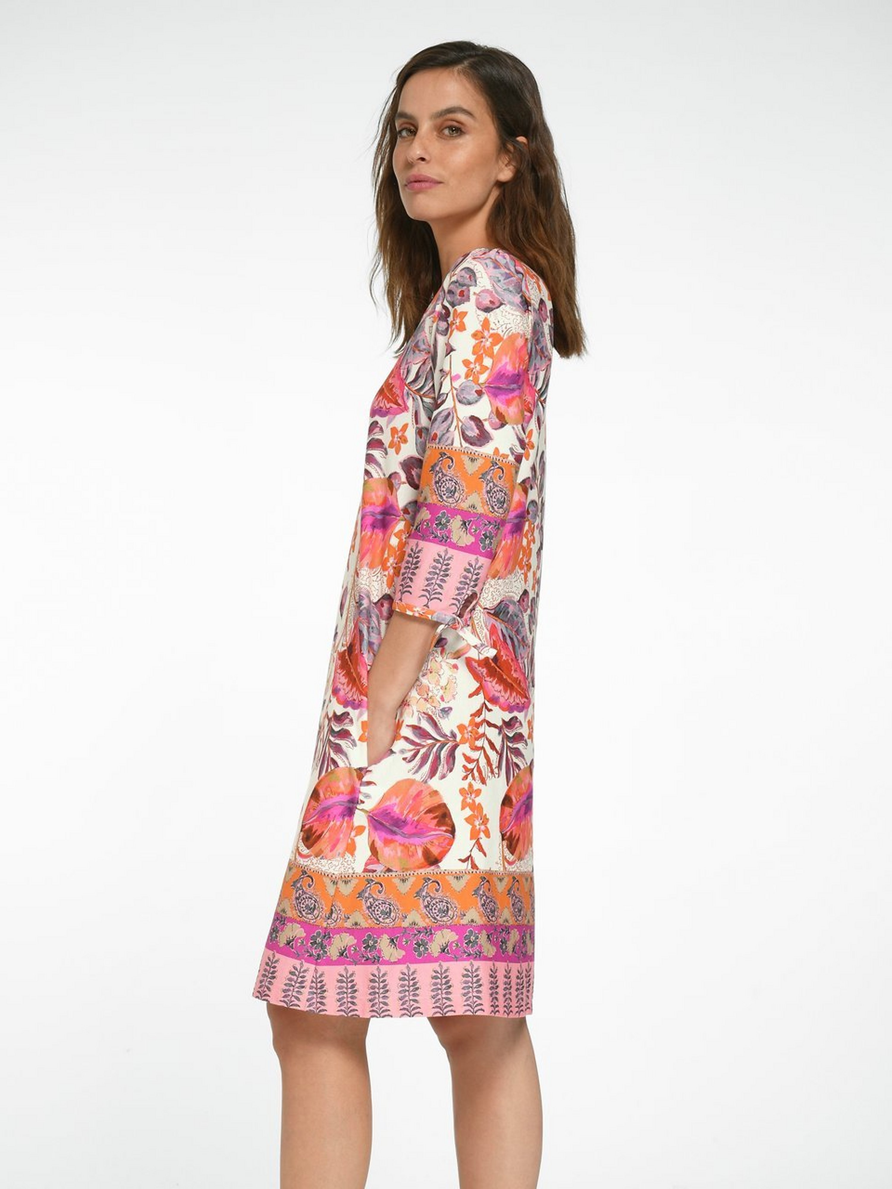 Jerseykleid mit 3/4-Arm