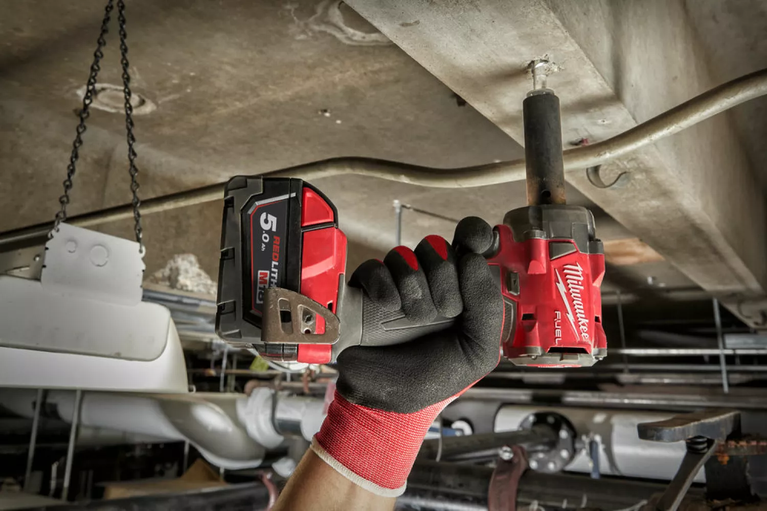 Milwaukee M18 FIW2F12-0X 18V Li-ion Accu slagmoersleutel body in HD Box - 339Nm - 1/2