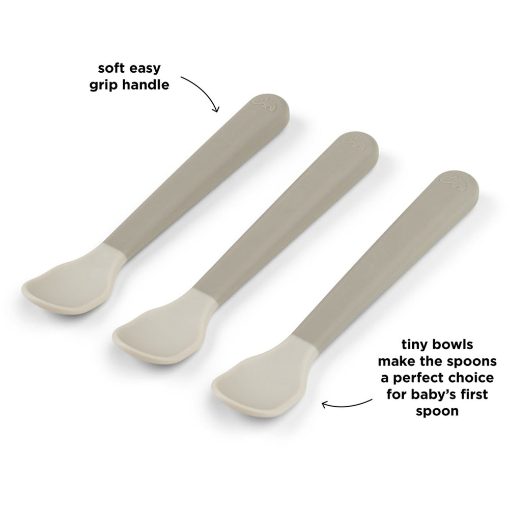 Køb DonebyDeer Foodie Easy-Grip Babyske 3-Pak Sand