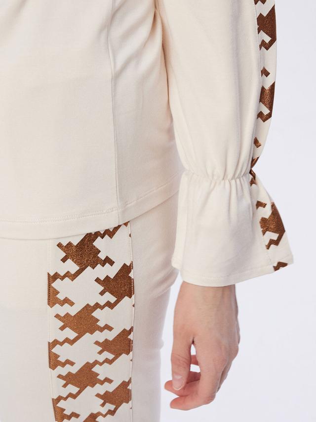 Edelsweatshirt Metallicprint