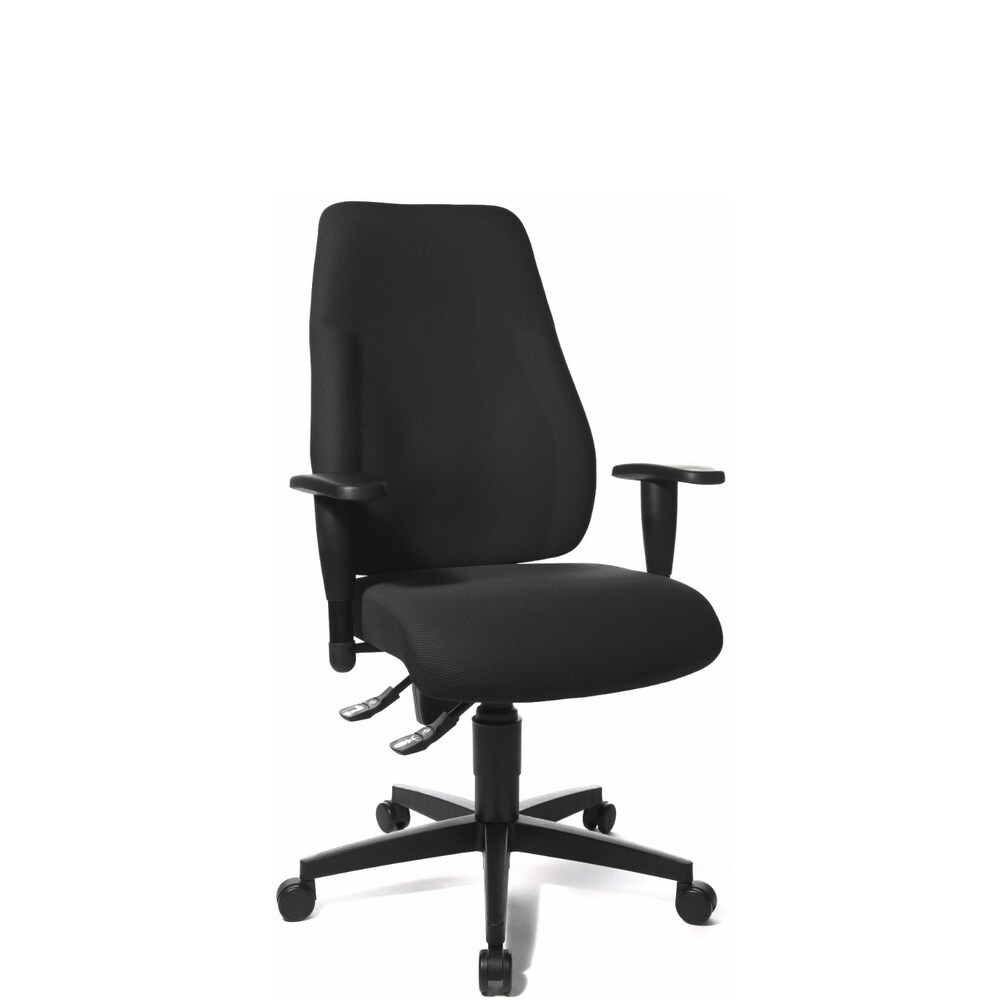 Profi Bürostuhl LADY SITNESS C AL.K2 Stoff mit Armlehnen (höhenverstellbar) Topstar