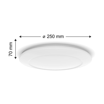 Philips plafondlamp Cinnabar 6 watt