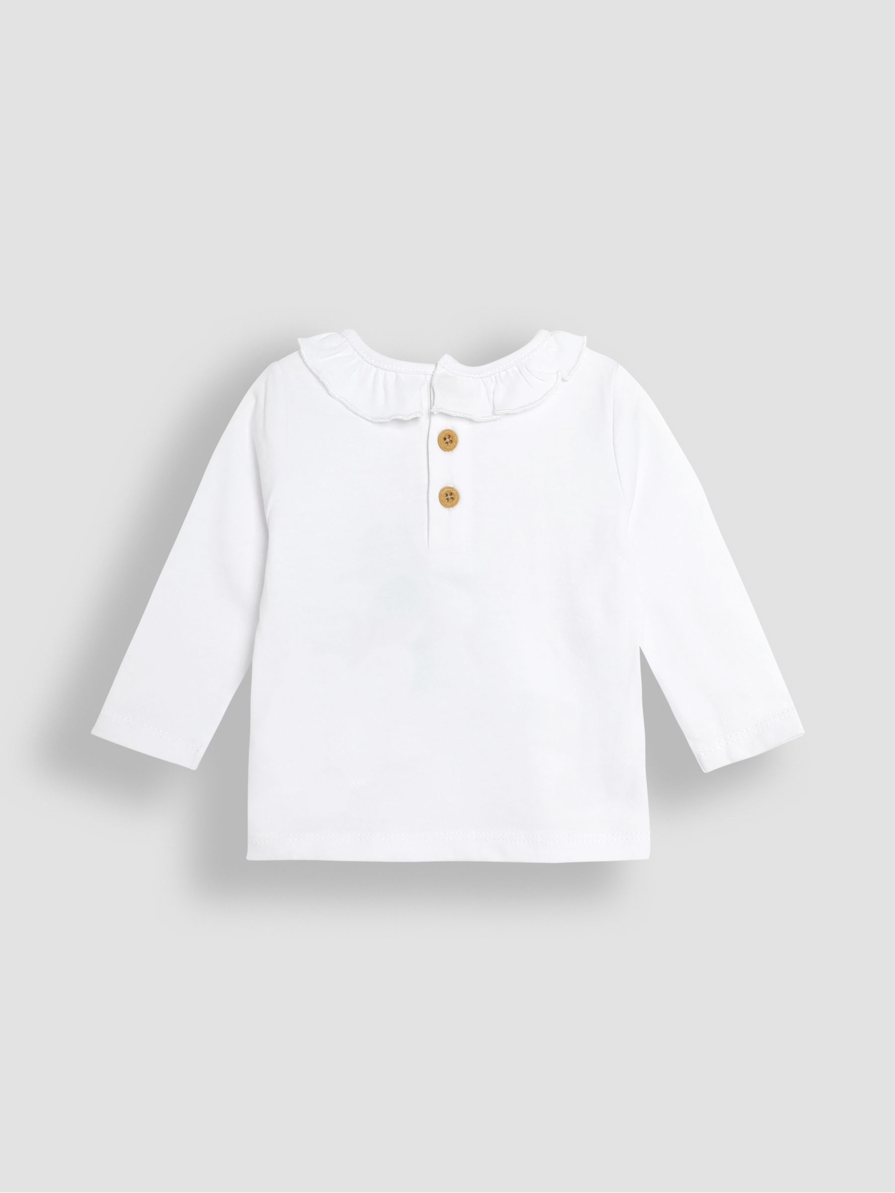 JoJo Maman Bébé Knitted Dungarees & Top Set