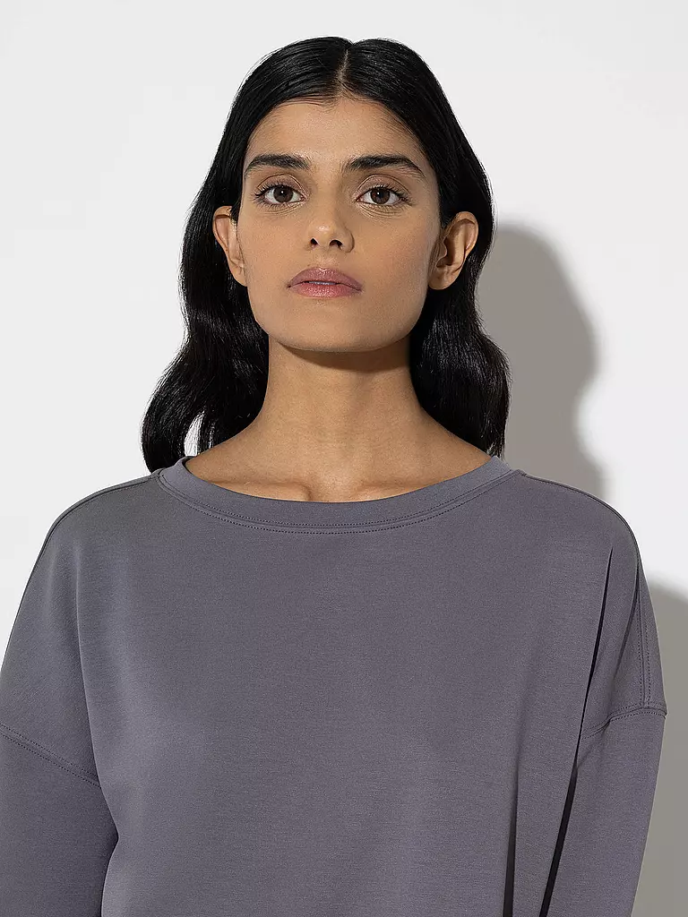 MEY Loungewear Sweathsirt SMOOTH grau