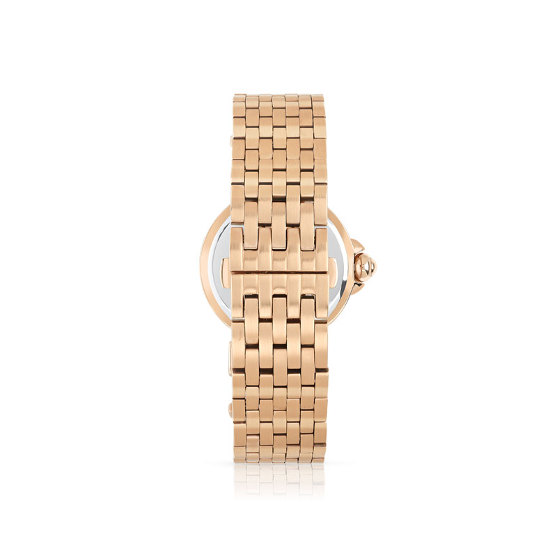 Montre Opéra femme acier rosé