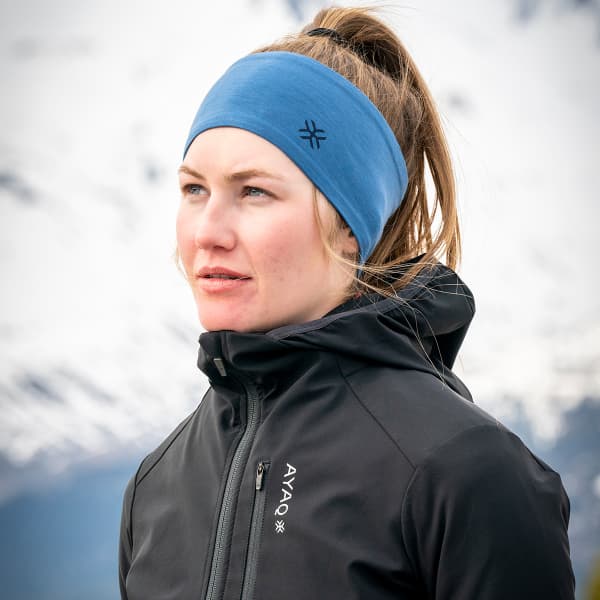 Bonnet Bandeau ski de randonnée AYAQ MANDRONE HEADBAND BLUE LAKE