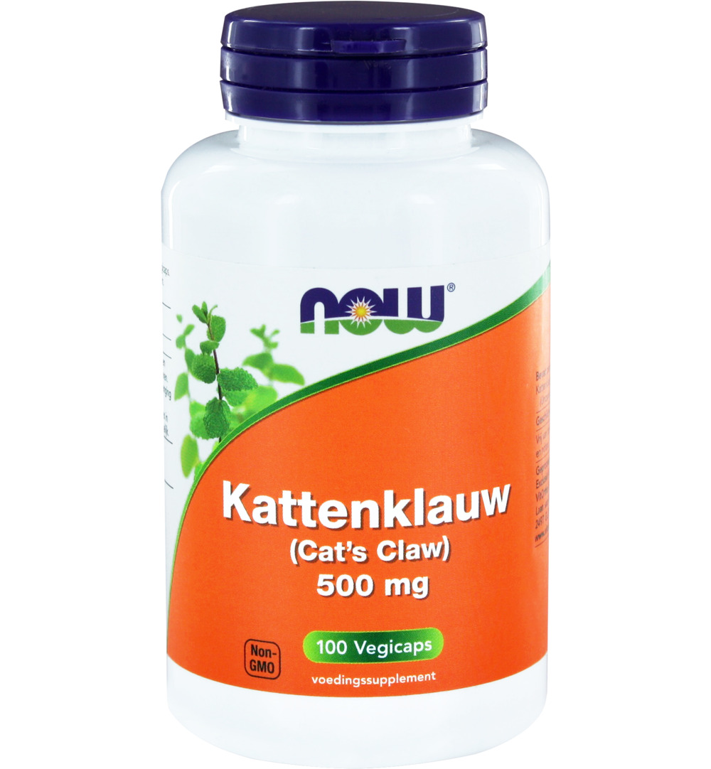 Now Kattenklauw 500 Mg (100 Vega capsules)