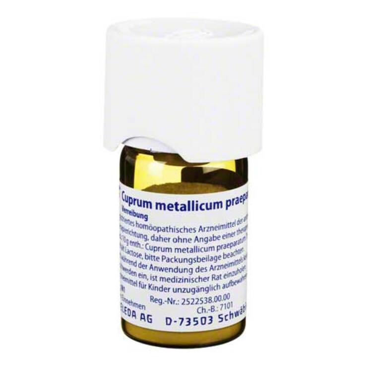 Cuprum metallicum praeparatum D 6 Trituration, 20 g