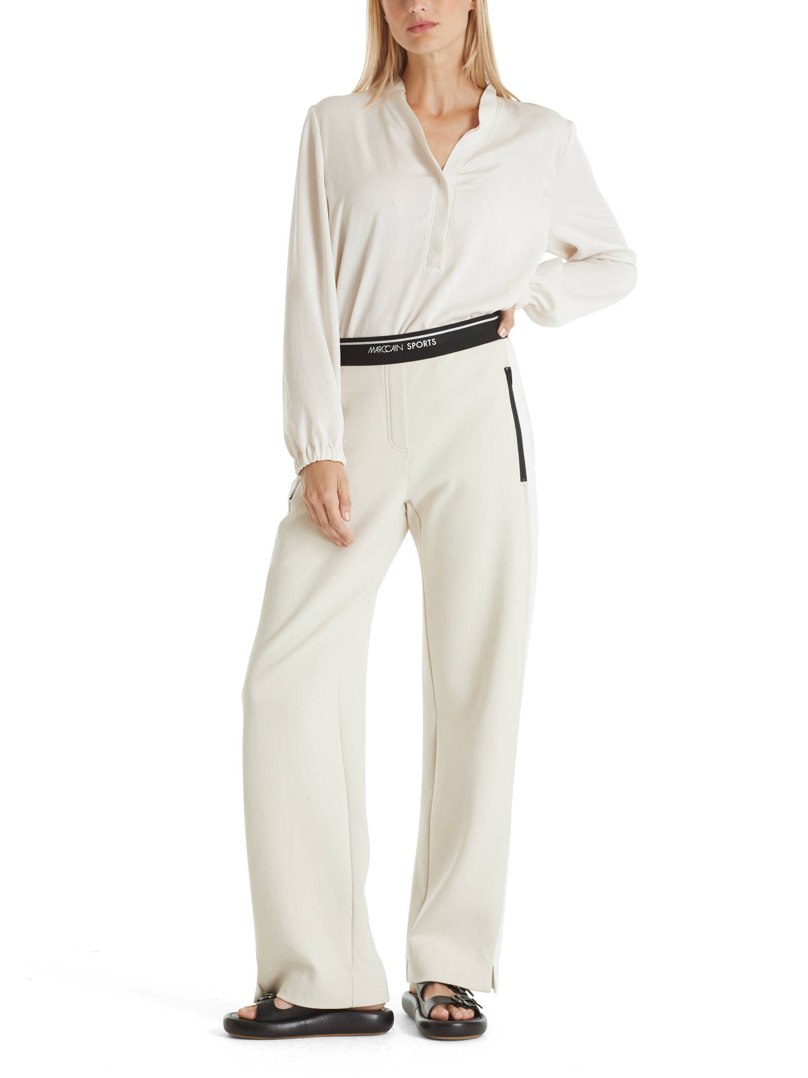 Marc Cain| Damen Bluse mit V-Ausschnitt