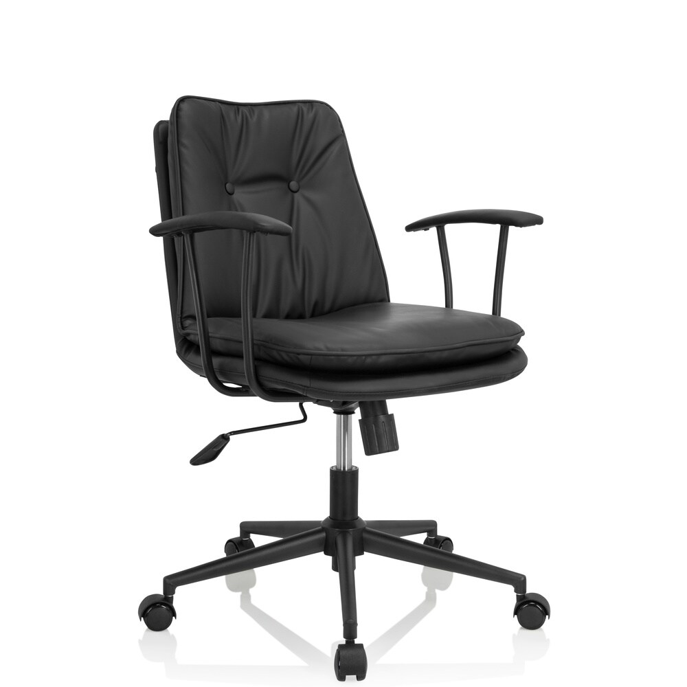 Home Office Bürostuhl SMALLO Kunstleder mit Armlehnen hjh OFFICE