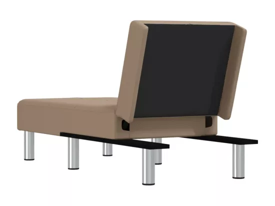 Prolenta Premium - Chaise longue capuccino similicuir
