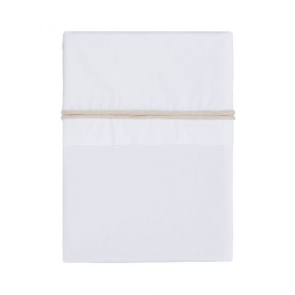 Baby's Only Wieglaken Wit / Warm Linen 80 x 100 cm