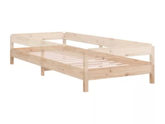 Lit empilable 90x190 cm Bois de pin massif