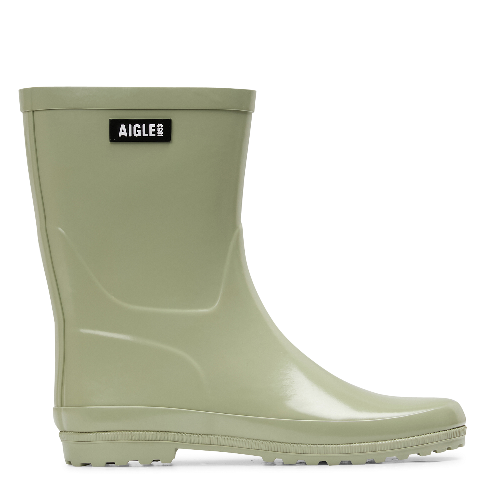ELIOSA - Bottines de pluie vernis | Vert