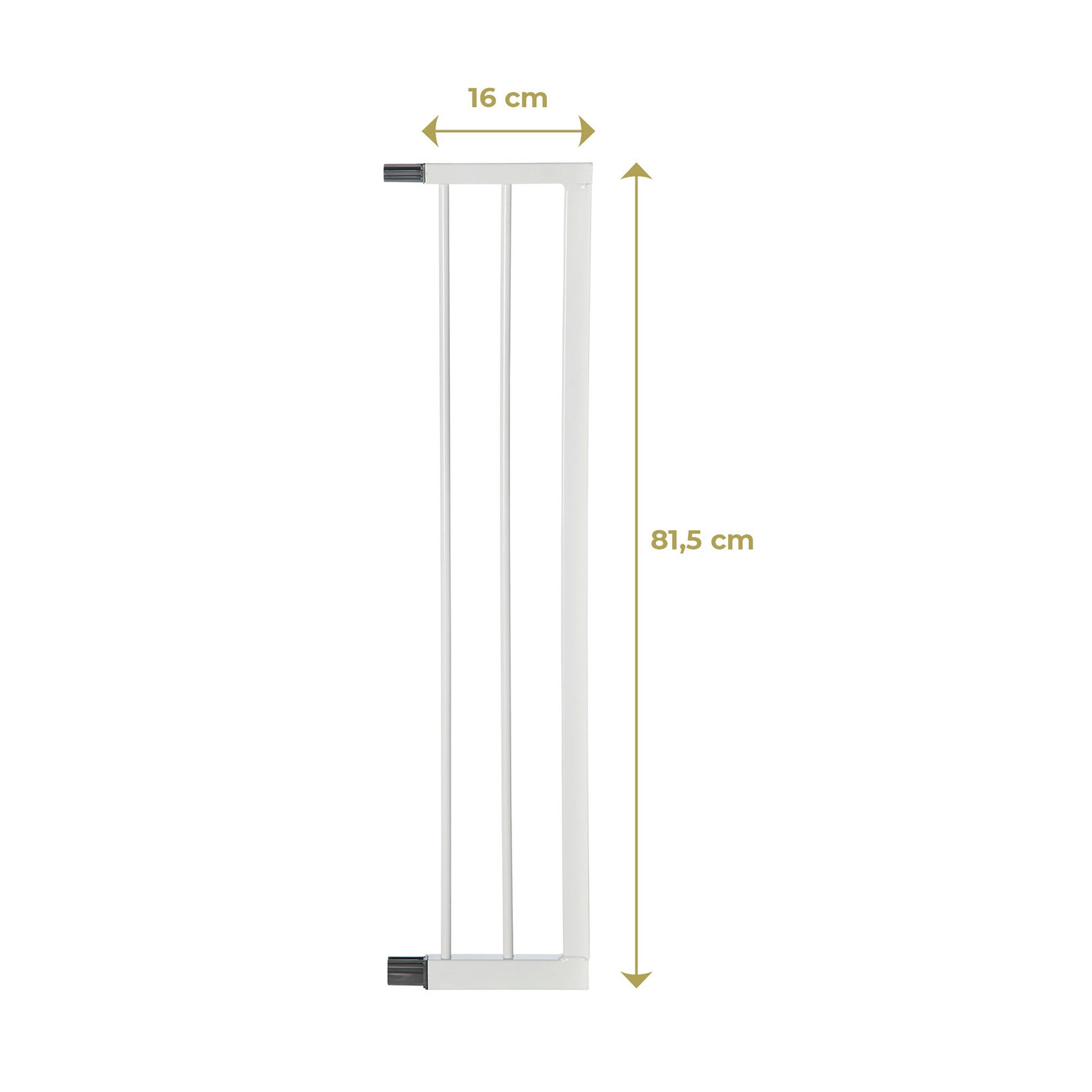 Geuther Verlängerungsset 16 cm für Easylock Plus und Easylock zum Klemmen weiß