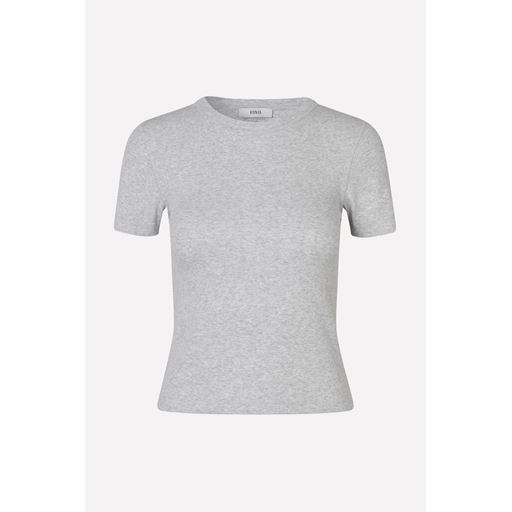 Envii Enally Crop T-shirt, Light Grey Mel, XL