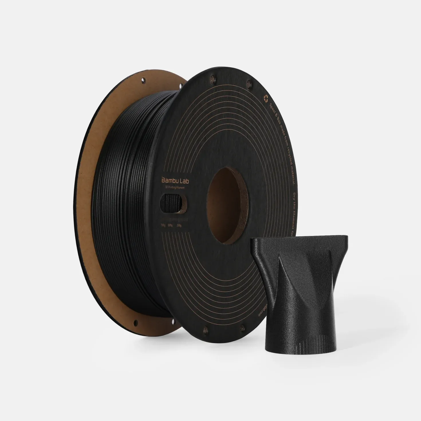 Bambu Lab  PPA-CF Black, 750 g / Spule    Industriestandard für deine 3D Druckprojekte