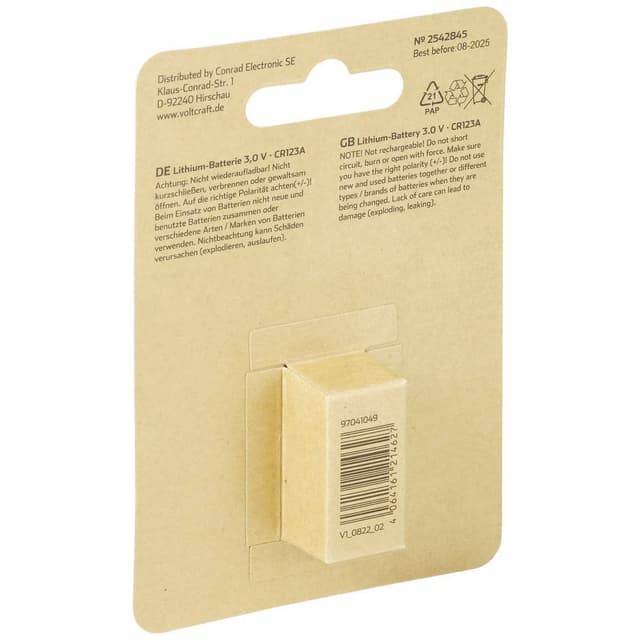 VOLTCRAFT VC-12714225 Fotobatteri 1 stk