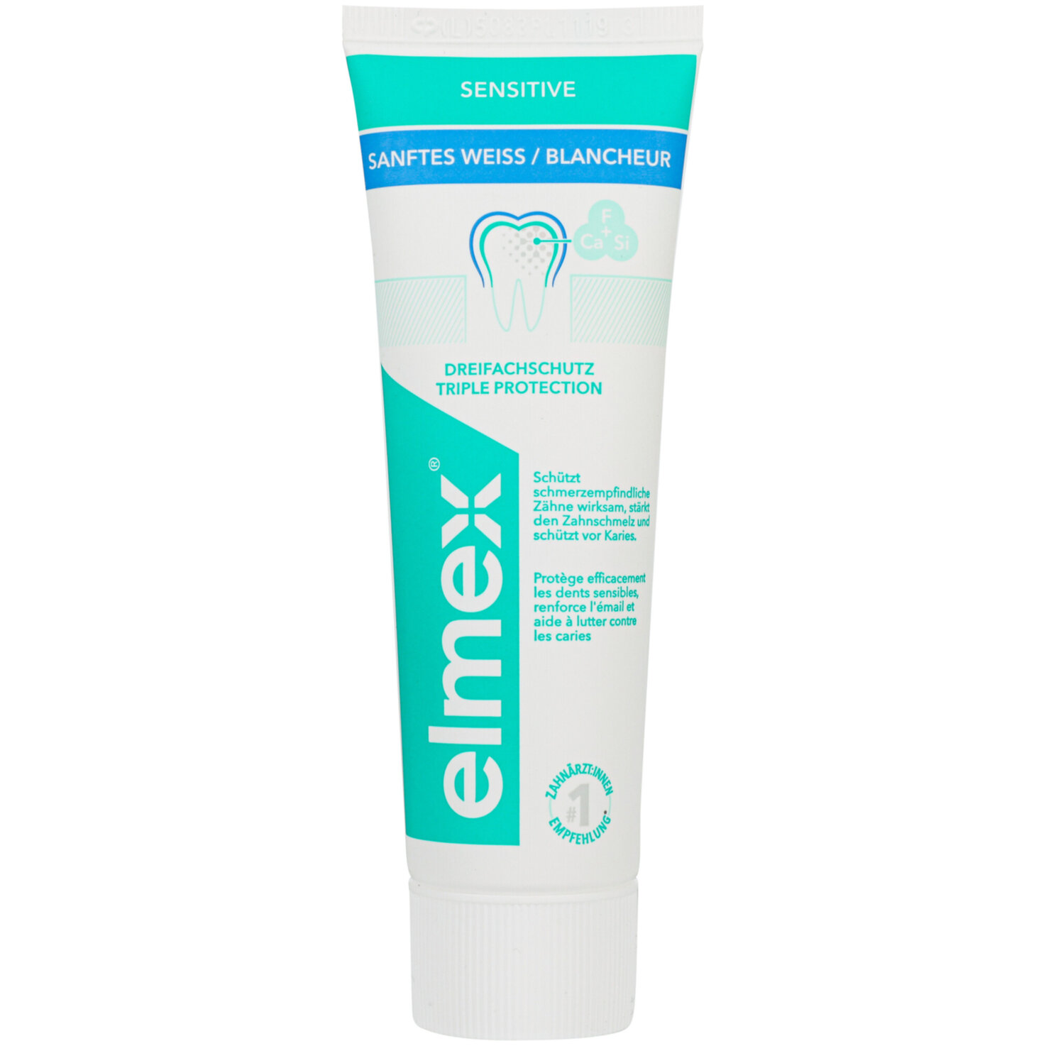 Elmex Zahnpasta Sensitive Sanftes Weiss