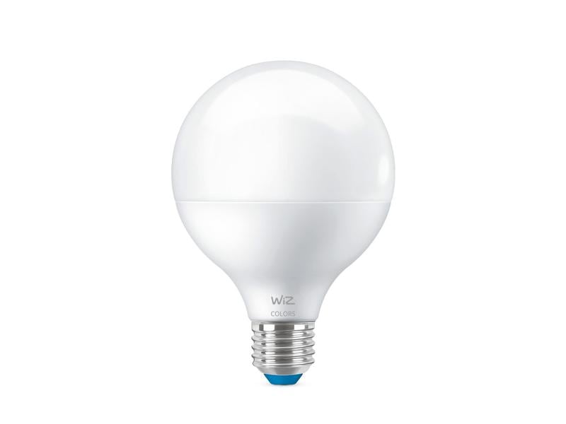 WiZ Leuchtmittel 11W (75W) E27 G95 RGB FR Einzelpack Smartes Leuchtmittel, steuerbar über Bluetooth, Matter, WLAN
