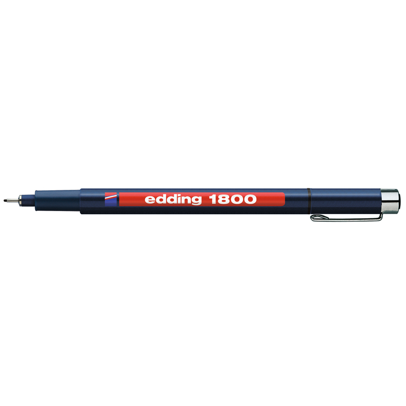 Edding Fineliner Profipen 1800, 0.7 mm, schwarz
